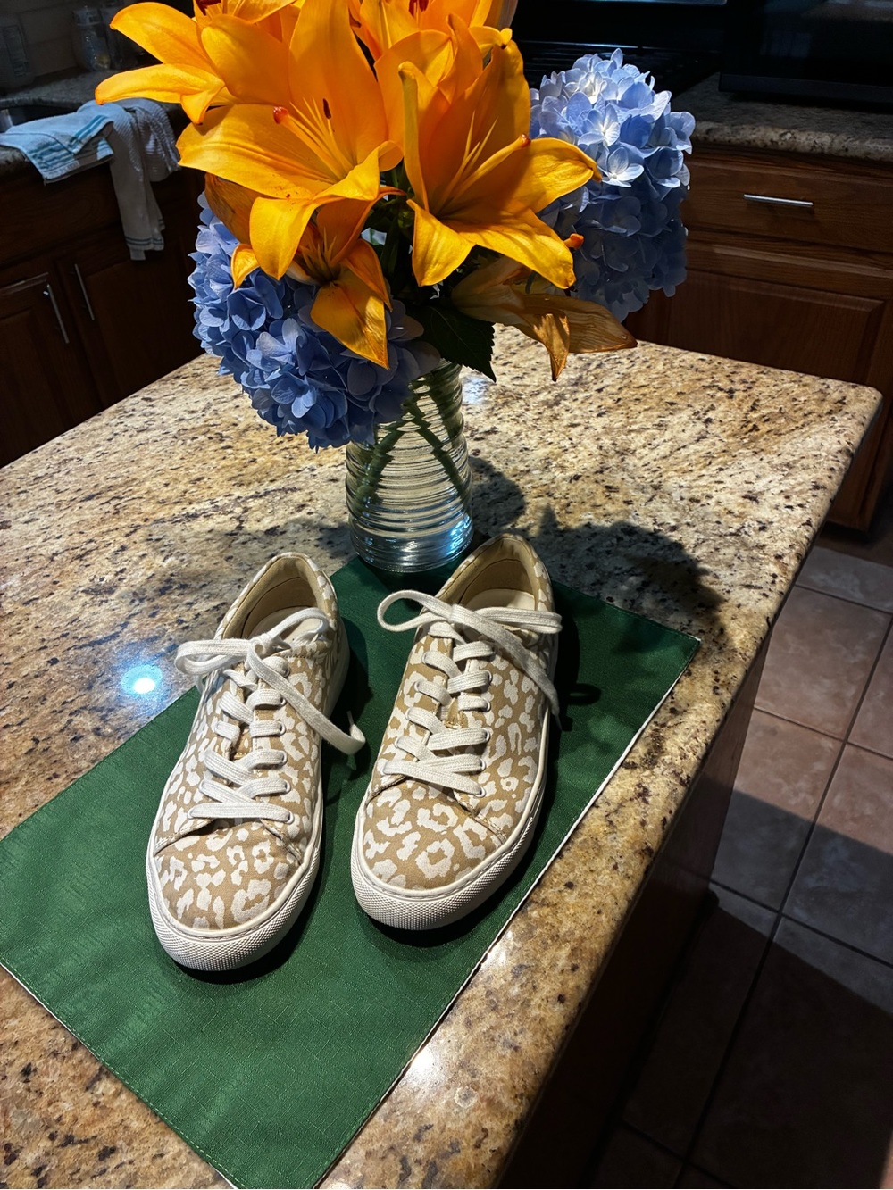 J. Crew animal print sneakers Size 8.5